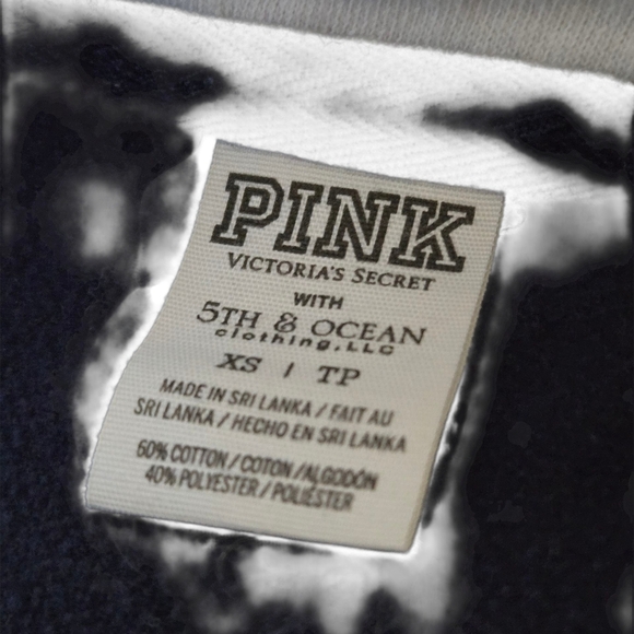PINK Victoria's Secret Navy and White Pullover - Picture 8 of 8